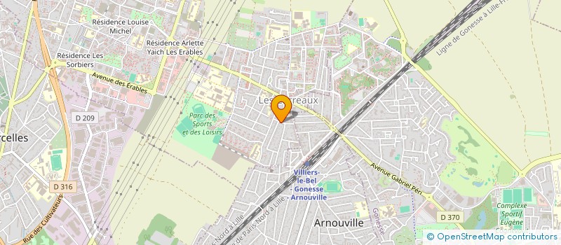 localisation de l'entreprise MT AIRPORT TRANSFERT  VILLIERS-LE-BEL