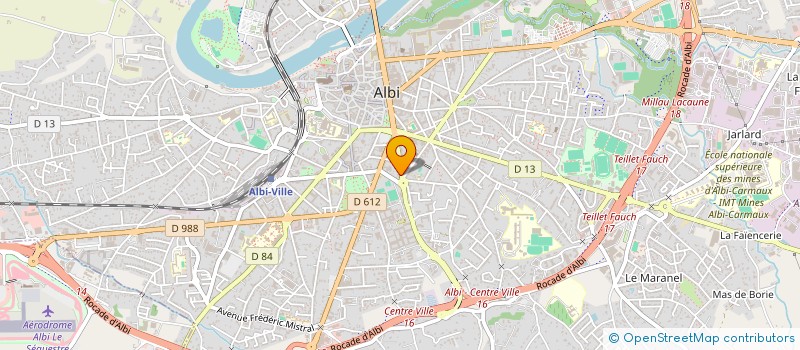 localisation de l'entreprise MT ALBI à ALBI