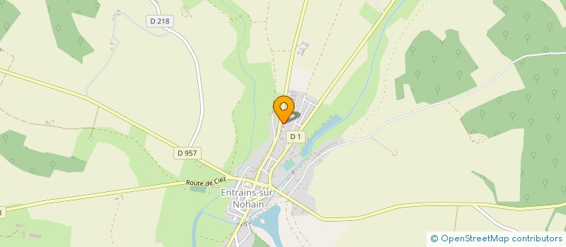 localisation de l'entreprise MT AMENAGEMENT  ENTRAINS-SUR-NOHAIN