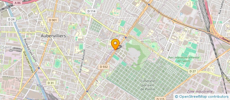 localisation de l'entreprise MT AUBER  AUBERVILLIERS