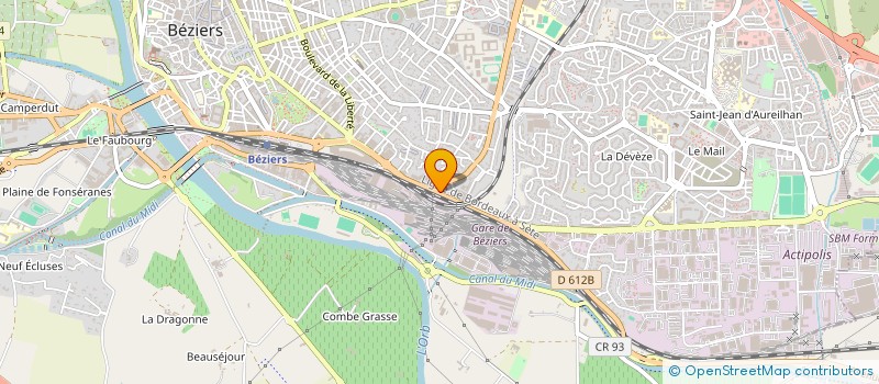localisation de l'entreprise MT AUTO 34  BEZIERS