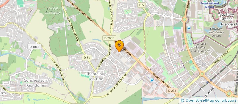 localisation de l'entreprise MT AUTOLINK  CHANTELOUP-EN-BRIE