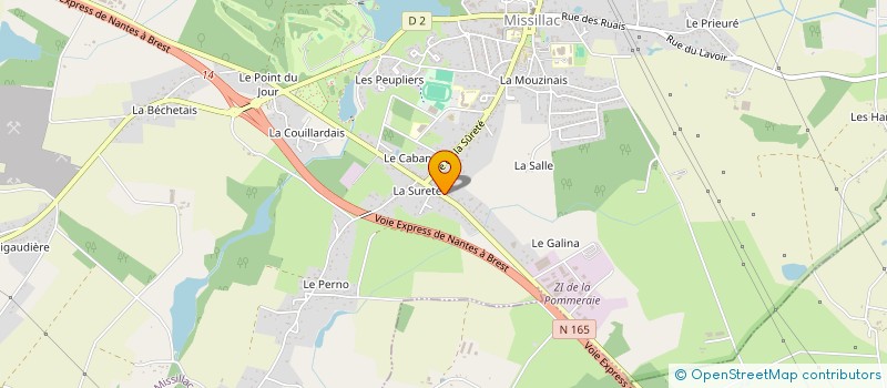 localisation de l'entreprise MT AUTOMATISMES à MISSILLAC