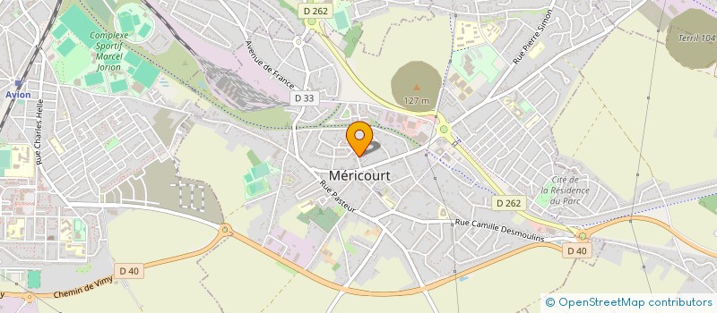 localisation de l'entreprise MT BAT à MERICOURT