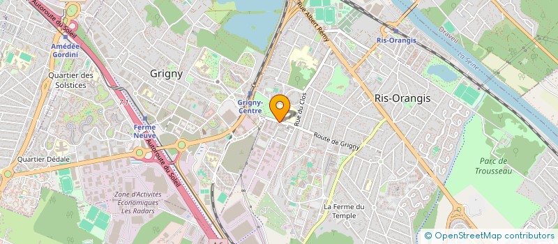 localisation de l'entreprise MT BAT  RIS-ORANGIS