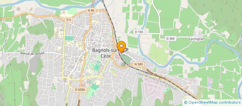 localisation de l'entreprise MT BATI à BAGNOLS-SUR-CEZE
