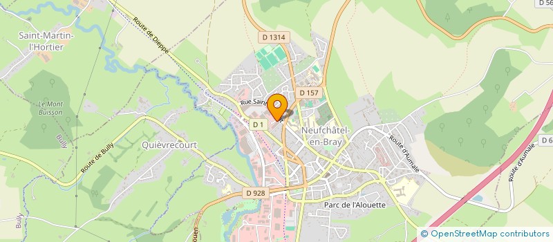 localisation de l'entreprise MT BF1  NEUFCHATEL-EN-BRAY