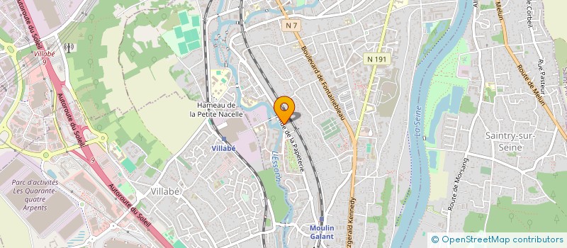 localisation de l'entreprise MT BTP à CORBEIL-ESSONNES