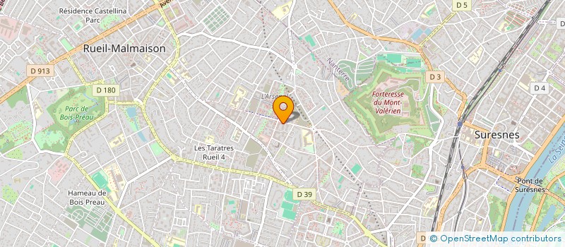 localisation de l'entreprise MT CARROSSERIE  RUEIL-MALMAISON