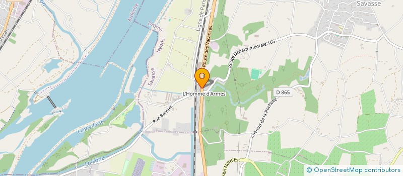 localisation de l'entreprise MT CHARPENTE  SAVASSE