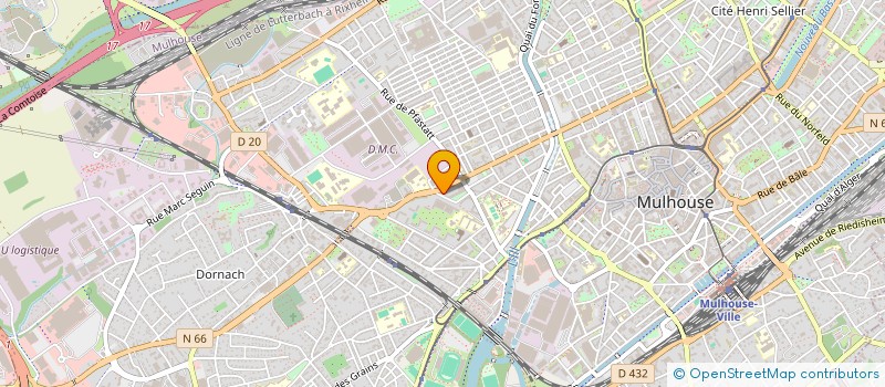 localisation de l'entreprise MT CHRONO  MULHOUSE