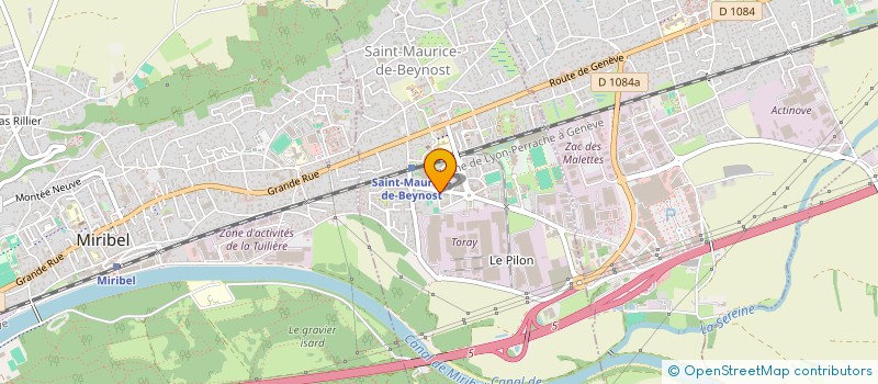 localisation de l'entreprise MT CLIM  SAINT-MAURICE-DE-BEYNOST