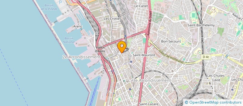 localisation de l'entreprise MT COMPANY à MARSEILLE