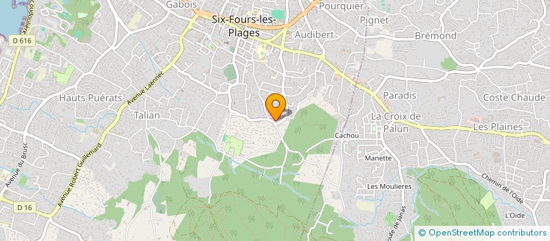 localisation de l'entreprise MT CONSEIL à SIX-FOURS-LES-PLAGES