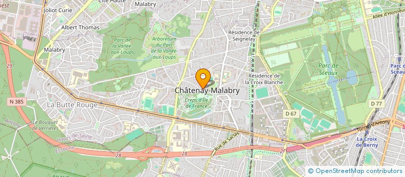 localisation de l'entreprise MT CONSULTING à CHATENAY-MALABRY