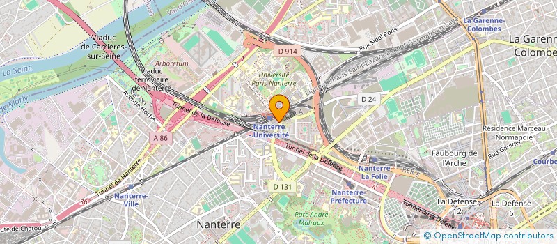 localisation de l'entreprise MT-CONSULTING  NANTERRE