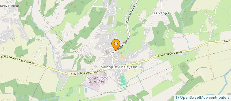 localisation de l'entreprise MT COULEURS  SAINT-JUST-CHALEYSSIN