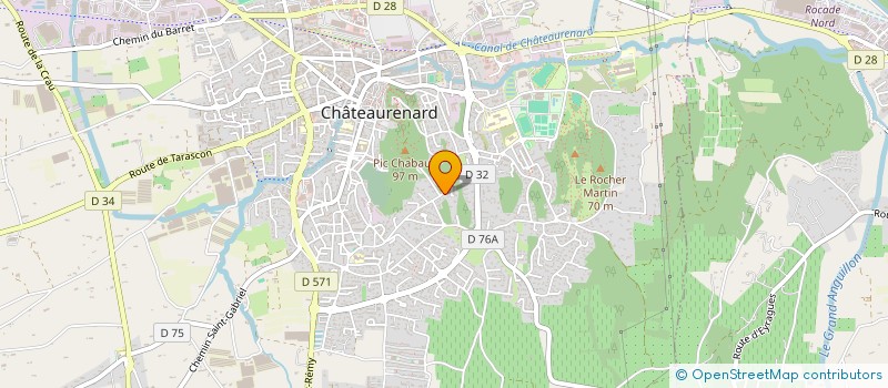 localisation de l'entreprise MT COURTAGE  CHATEAURENARD