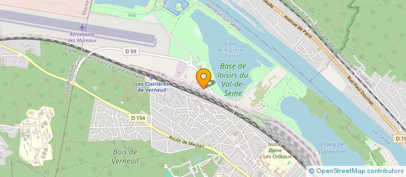 localisation de l'entreprise MT COUVERTURE à VERNEUIL-SUR-SEINE