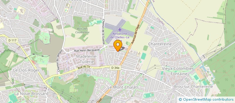 localisation de l'entreprise MT COUVERTURE à CHELLES