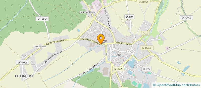 localisation de l'entreprise MT COUVERTURE à SENONCHES
