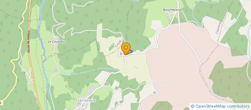 localisation de l'entreprise MT CREUSE à CLAIRAVAUX