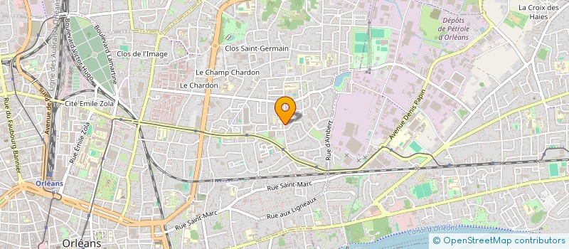 localisation de l'entreprise MT DECO à ORLEANS