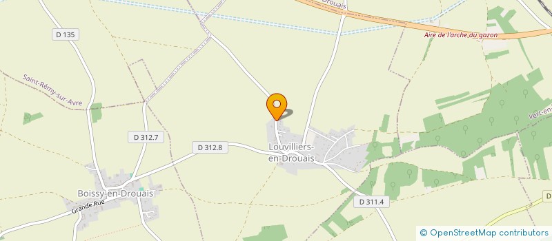 localisation de l'entreprise MT DISTRI à LOUVILLIERS-EN-DROUAIS