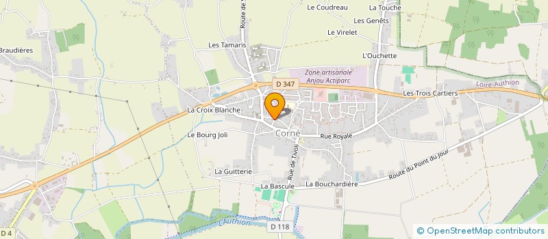 localisation de l'entreprise MT DOUCET  LOIRE-AUTHION