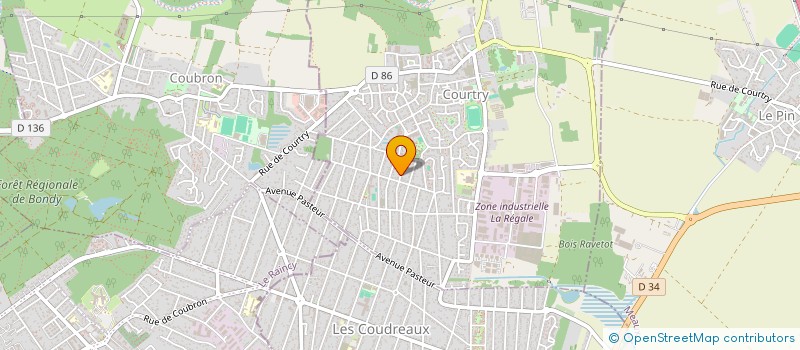localisation de l'entreprise MT DRIVE à COURTRY