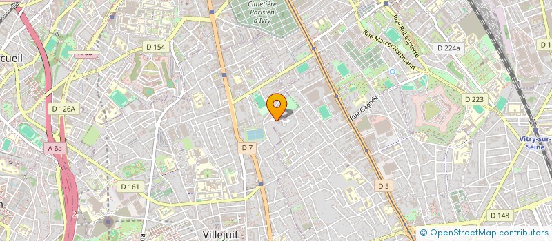 localisation de l'entreprise MT DRIVER à VILLEJUIF