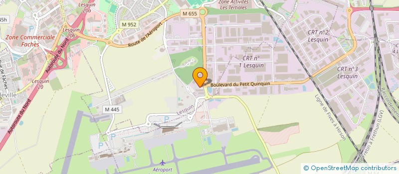 localisation de l'entreprise MT EXPRESS à LESQUIN