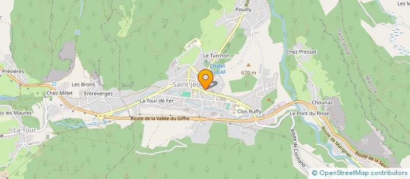 localisation de l'entreprise MT EXPRESS à SAINT-JEOIRE