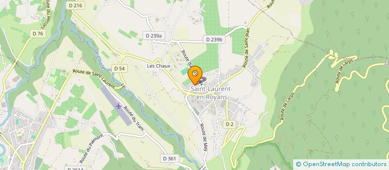 localisation de l'entreprise MT FENETRES à SAINT-LAURENT-EN-ROYANS