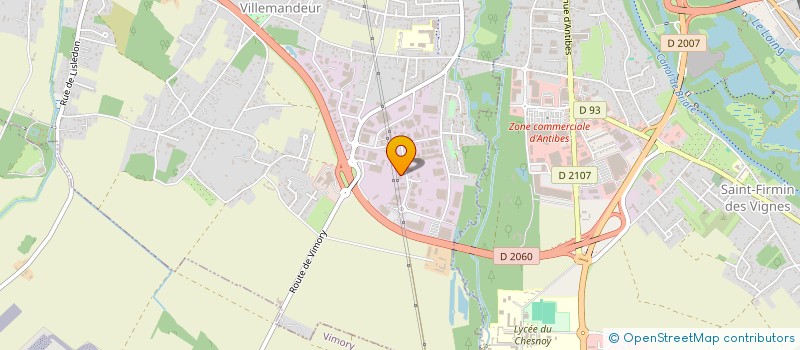 localisation de l'entreprise MT FINANCES à MONTARGIS