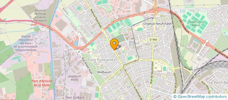 localisation de l'entreprise MT FONCIER  REIMS