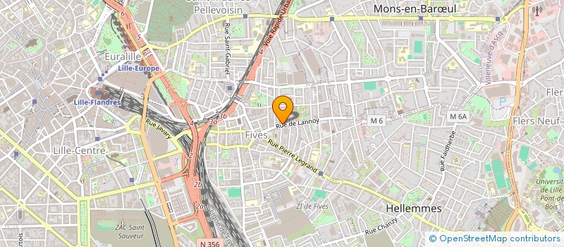 localisation de l'entreprise MT FOOD à LILLE