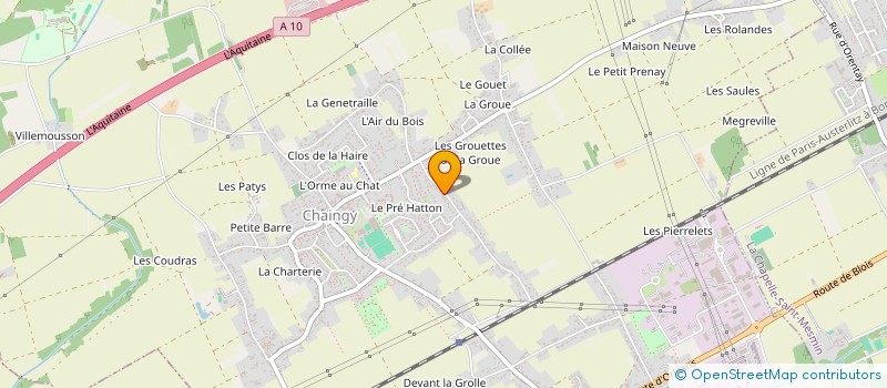 localisation de l'entreprise MT-GREJUL à CHAINGY