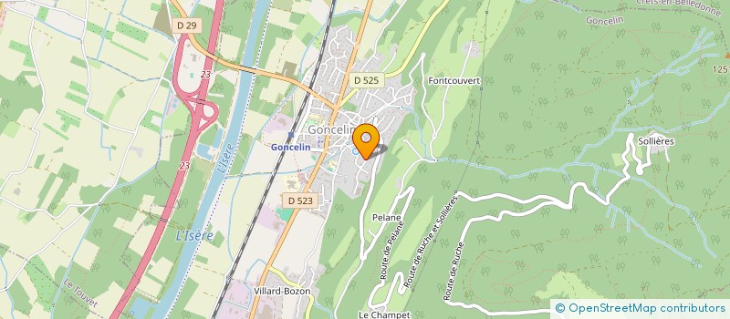 localisation de l'entreprise MT GROUPE  GONCELIN