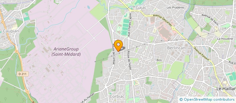 localisation de l'entreprise MT HOLDING  SAINT-MEDARD-EN-JALLES