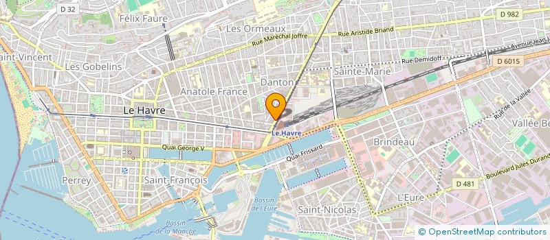 localisation de l'entreprise MT HOTEL ET RESIDENCE à LE HAVRE