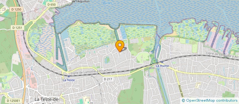 localisation de l'entreprise MT IMMO  LA TESTE-DE-BUCH