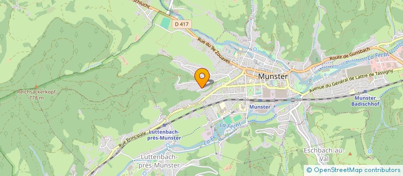 localisation de l'entreprise MT IMMO  MUNSTER