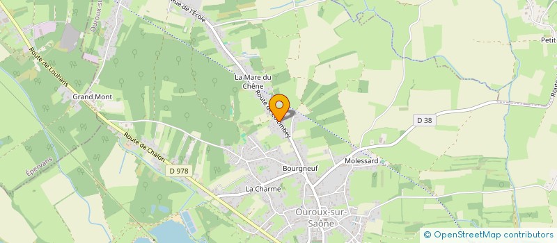 localisation de l'entreprise MT IMMO  OUROUX-SUR-SAONE