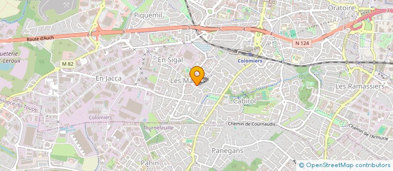localisation de l'entreprise MT IMMO à COLOMIERS