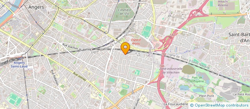 localisation de l'entreprise MT IMMO à ANGERS