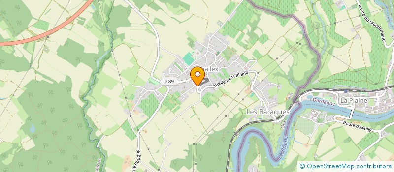 localisation de l'entreprise MT IMMO  CHALLEX
