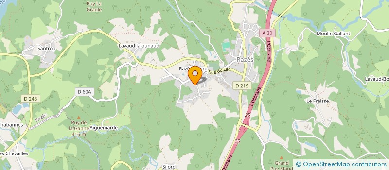 localisation de l'entreprise MT IMMO à RAZES