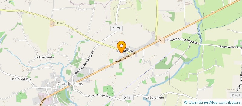 localisation de l'entreprise MT IMMO  GRANDPARIGNY