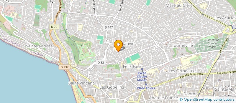 localisation de l'entreprise MT INVEST à LE HAVRE